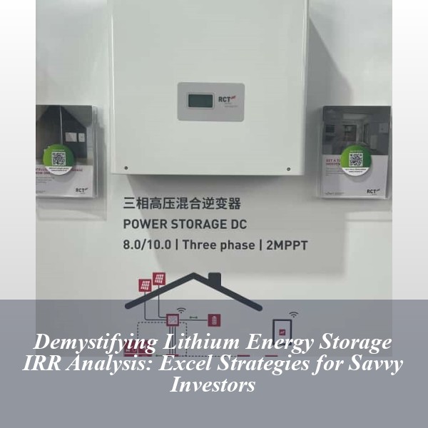 Demystifying Lithium Energy Storage IRR Analysis: Excel Strategies for Savvy Investors
